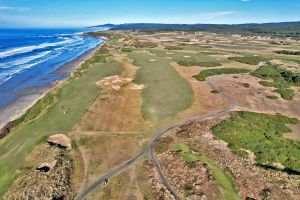 Pacific Dunes 12th Tee Aerial
